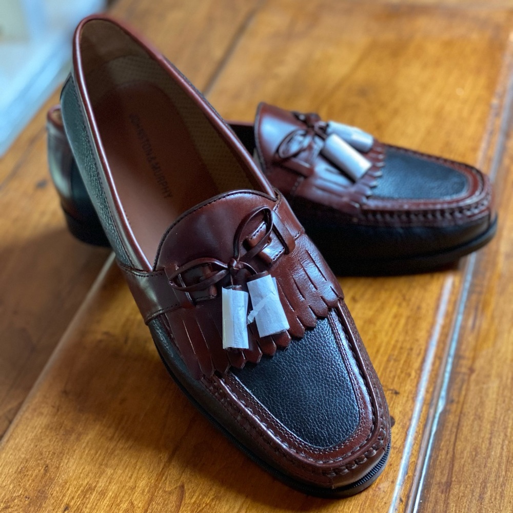 NEW Johnston & Murphy Aragon II Kiltie Tassel Men’s Leather Loafer Size 12M